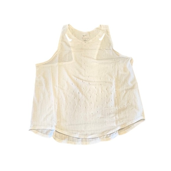 Nike Tops - NWT Nike Dri-FIT ADV Womens Running Tank Top White Size L